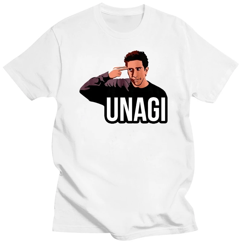 Unagi Freunde TV Show Graphic Tee Ross Hemd Unisex Gr??en Nette T-shirt TV Serie Printing Casual T Shirt Men'S Tees