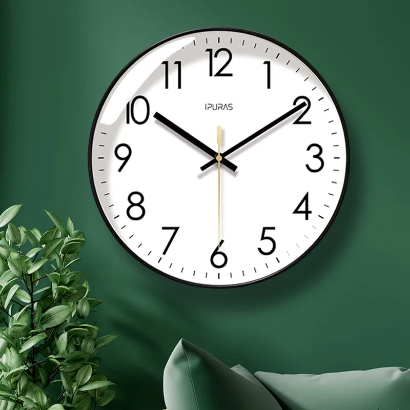 Classic Living Room Clock Portable Clock Hanging Clock Wall Mounted Ultra Quiet Quartz Clock Practical Home Decoration Bedroom