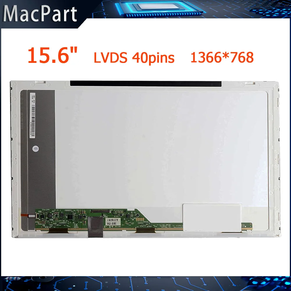 

15.6'' Laptop LED LCD Screen Matrix For Lenovo G500 G505 G510 G550 G555 G560 G570 G575 G580 G585 B560 v580 LVDS 40 pins 1366*768