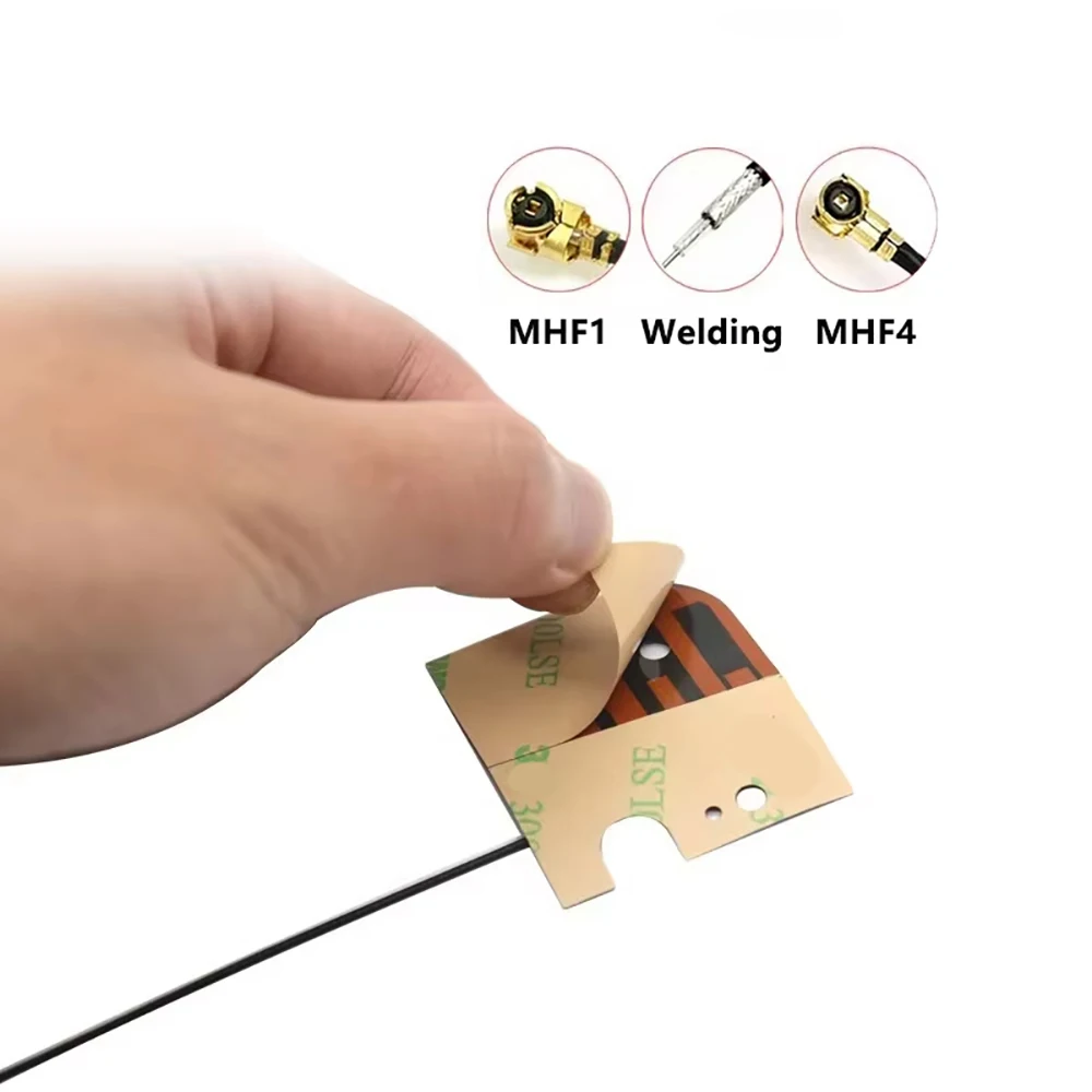 2 adet 4G LTE GSM GPRS 2G 3G NB-IOT tam bant dahili SMD FPC modülü anten 698-2700MHz 10cm 1.13 kablo IPEX MHF4 U.FL konektörü