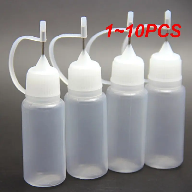 1~10PCS Bottle Tip Glue Needle Applicator Squeeze Precision Liquidbottles Dispenser Fusionink Craft Painting Dropper Nose