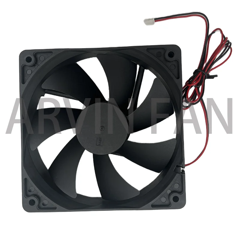 Ventilador de refrigeração original, D12SH-12, D12SM-12, 12025, 120x120x25mm, DC 12V, 0.30A, novo