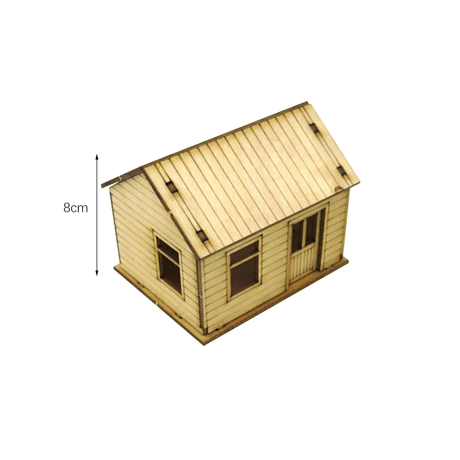 مجموعات نموذج بناء منزل مصغر ، الهندسة المعمارية الديوراما ، 1:72