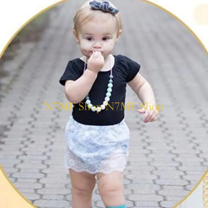 N7MF قلادة سوار مجوهرات الخرز الملونة سيليكون الخرز فضفاض للوازم DIY