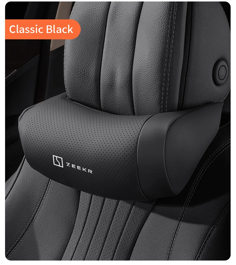 Für Zeekr X MIX 001 007 009 8X 9X 7X Atmungsaktive Auto-Kopfstütze Leder-Nackenstütze Sitz Atmungsaktives Weiches Nackenkissen oder Zubehör – Detail 17