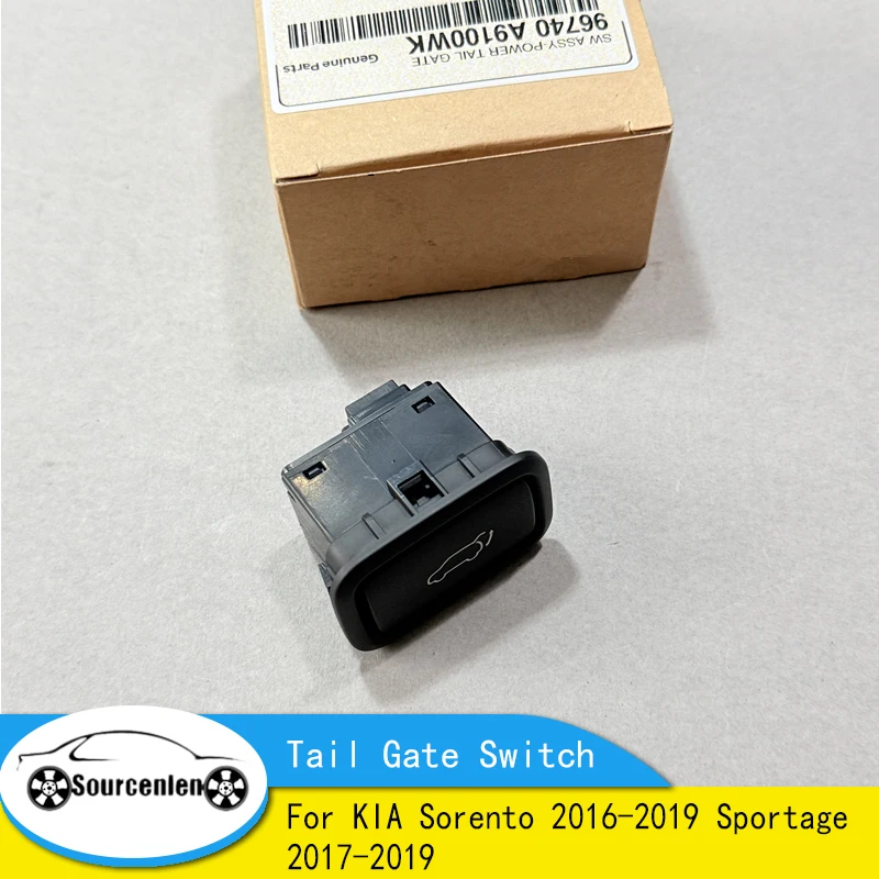 

Brand New Original Rear Power Tail Gate Switch For KIA Sorento 2016-2019 Sportage 2017-2019 96740A9100WK 96740-A9100WK