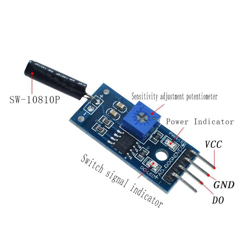 Vibration Sensor Modul Vibration Schalter Alarm Modul für arduino Diy Kit