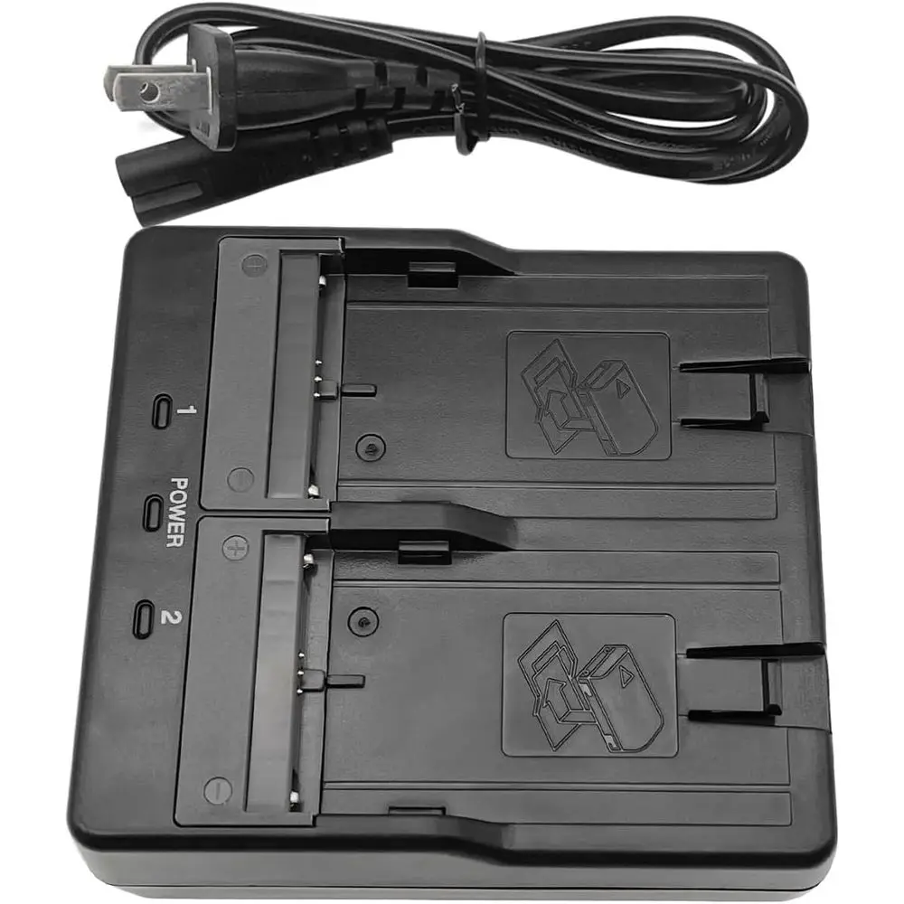 

Dual Battery Charger Compatible with sok, CDC68 Battery Charger Station Compatible with sC46 BDC58 BDC70 Battery Total Station