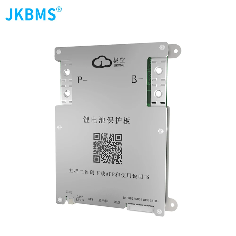 JkBms 40A 60A 80A 100A 120A 150A 200A 300A Active Balance Bms 4S 6S 8S 12S 13S 14S 16S 17S 20S 24S  Lifepo4 Li-Ion Lto Battery