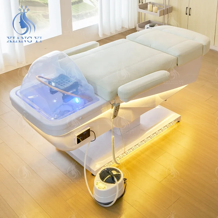 Luxury Electric Lift Hair Salon Wash Shampoo Bed Pedicure Chair Head Spa Bed - view 3