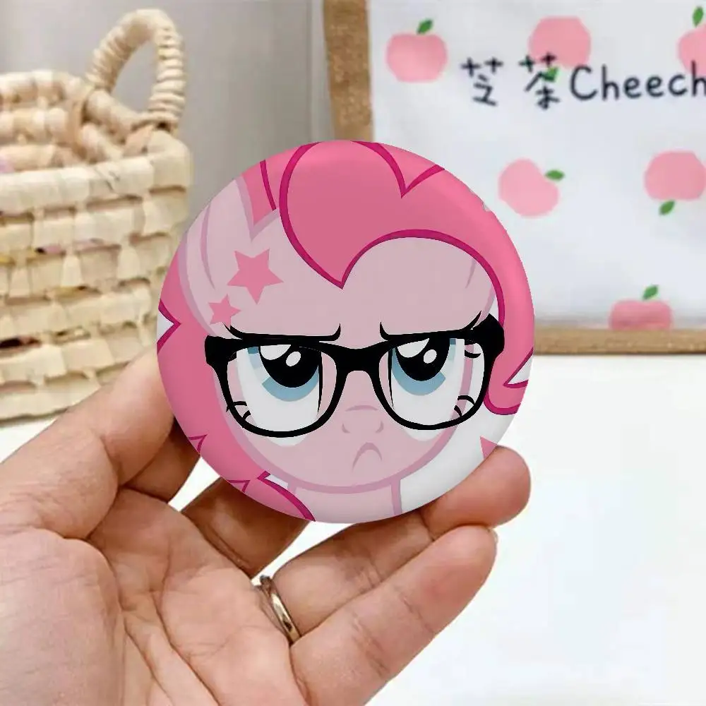 M-My Little Pony Emaille-Pins, handgefertigte runde Brosche, L Killer Yagami Light Cosplay-Abzeichen, Rucksäcke, Schmuck, Geschenke – Detail 13