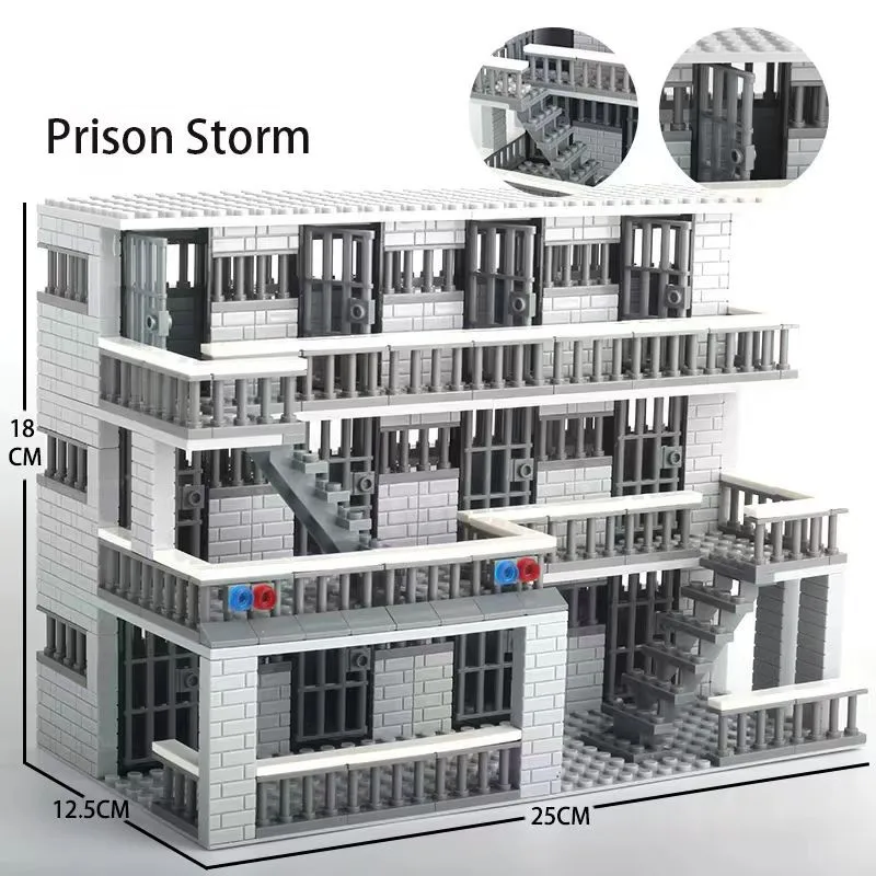 Zestaw Modelu Policjantki SWAT, Miejsca Wojskowego, Klocki Konstrukcyjne DIY dla Dzieci, Figurki Policjantów, Koszulka, Prezent Urodzinowy dla Chłopca — 2