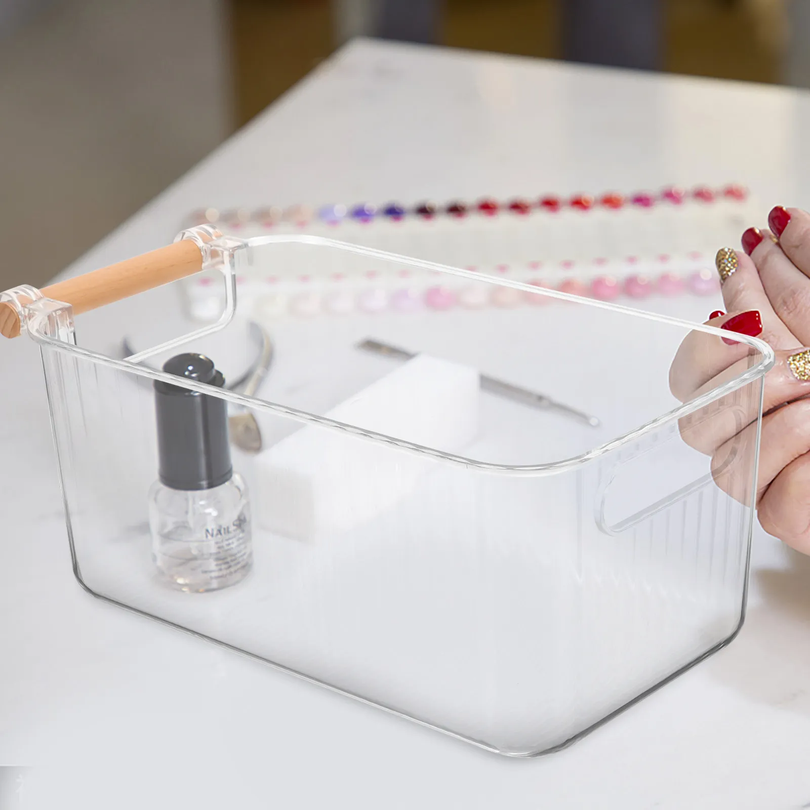 

Nail Soak Bowl Transparent Manicure Soaking Bowl for Nail Salon Home Gel Polish Remover Finger Soaking Bowls Trending Products