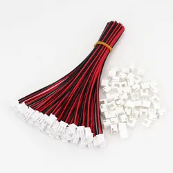 50Sets XH2.54 Pitch 2.54mm 2-Pin Single-Head 15cm Electronic Wire to Board Connector