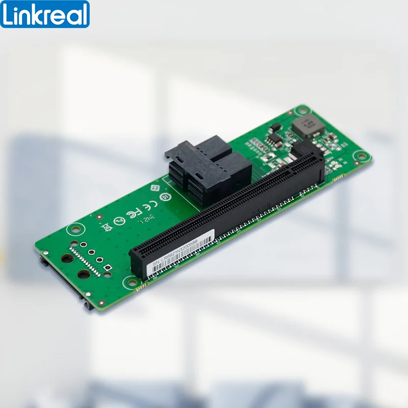 Imagem -06 - Linkreal-solução de Expansão Gpu Pcie3.0 x U.2 Nvme e Expansão Slot Card Placa-mãe Necessidade Pcie Suporte Bifurcação