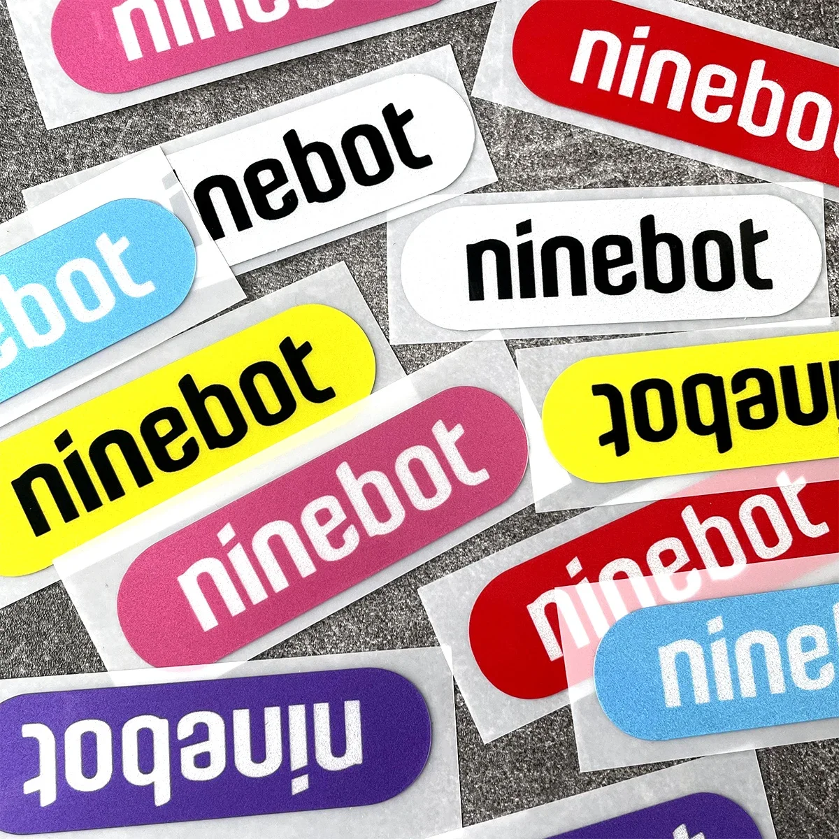 ل Ninebot E110A E110S E125S P100S P65 D18E D28E D38E عاكس دراجة نارية Stikcers موتو سكوتر الجسم شارات الفينيل اكسسوارات