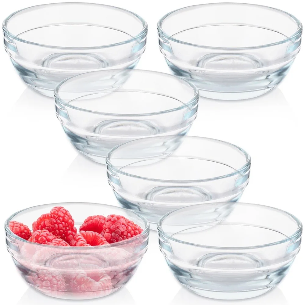 Glazen Kommen 7.5 Cm, 80 Ml 6 Stuks