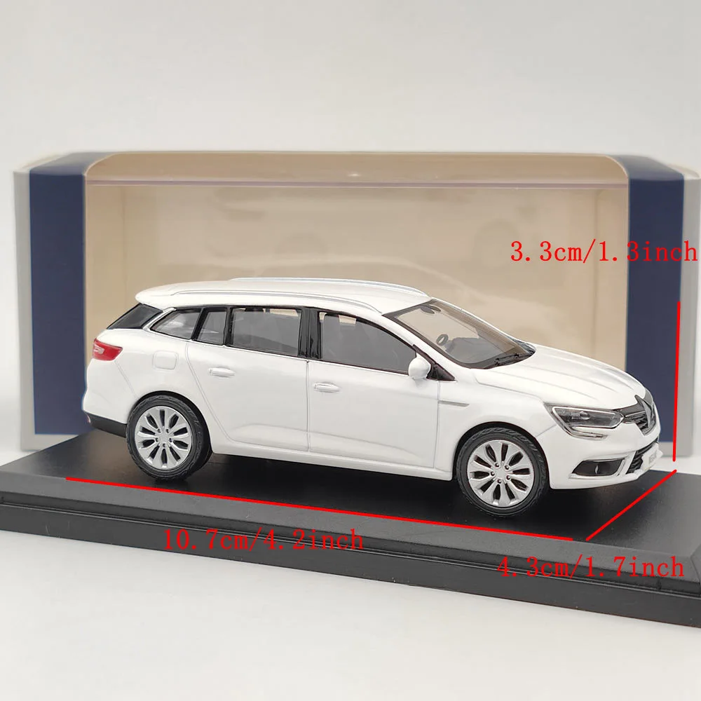 Norev 1:43 Megane Estate White Diecast Model Cars Limited Collection Auto Gift