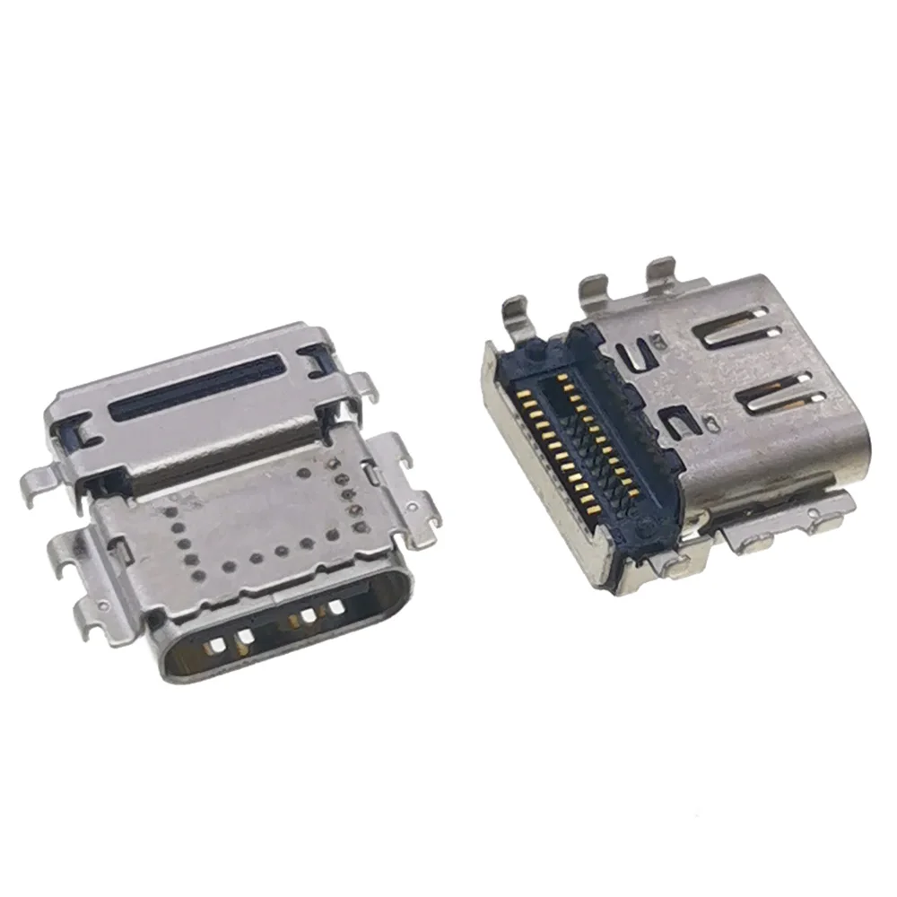 5pcs Type-C 24P Charging Jack Port Parts For Dell Latitude 7310 7410 E7310 E7410 GDC31 LS-K371P USB Connector Socket Replacement