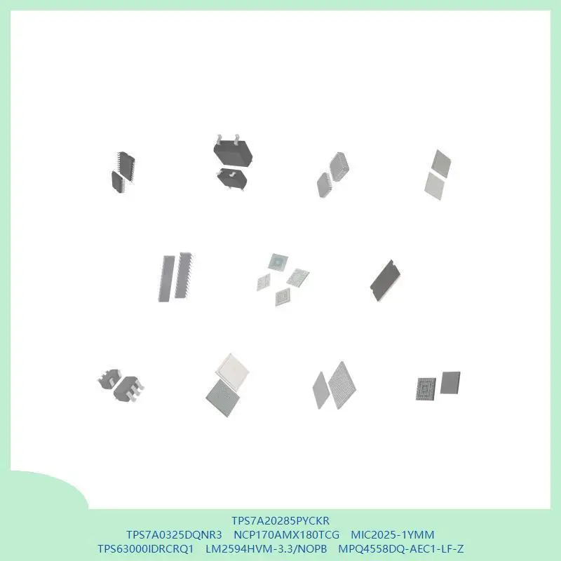 

TPS7A20285PYCKR TPS7A0325DQNR3 NCP170AMX180TCG MIC2025-1YMM TPS63000IDRCRQ1 LM2594HVM-3.3/NOPB MPQ4558DQ-AEC1-LF-Z