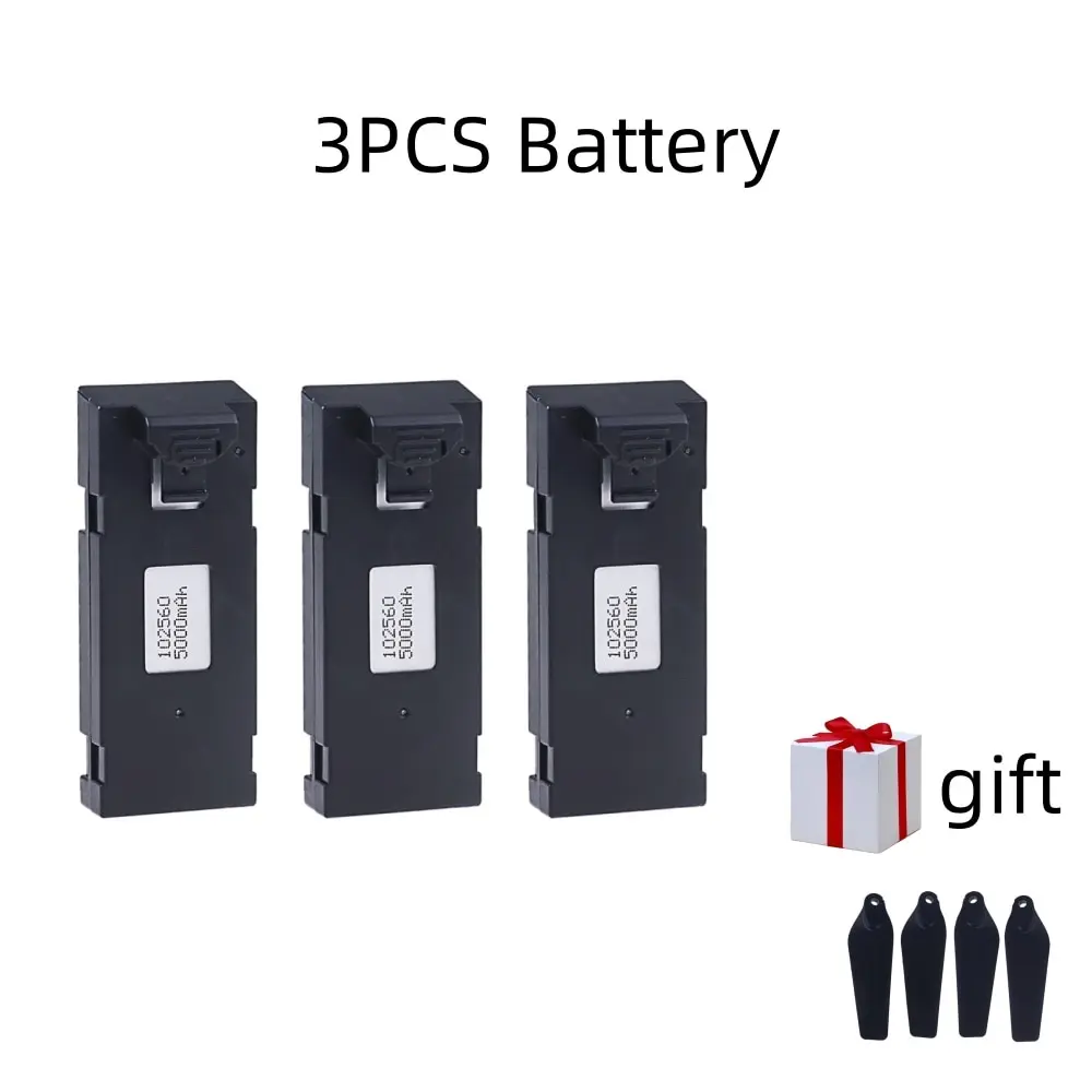 Upgrade 5000mAh E88 Batterij 3.7V Batterij Voor E88 E88PRO E99 E525 P1 K3 P10 A13 S98 RC Drone RC quadcopter Onderdelen Batterij
