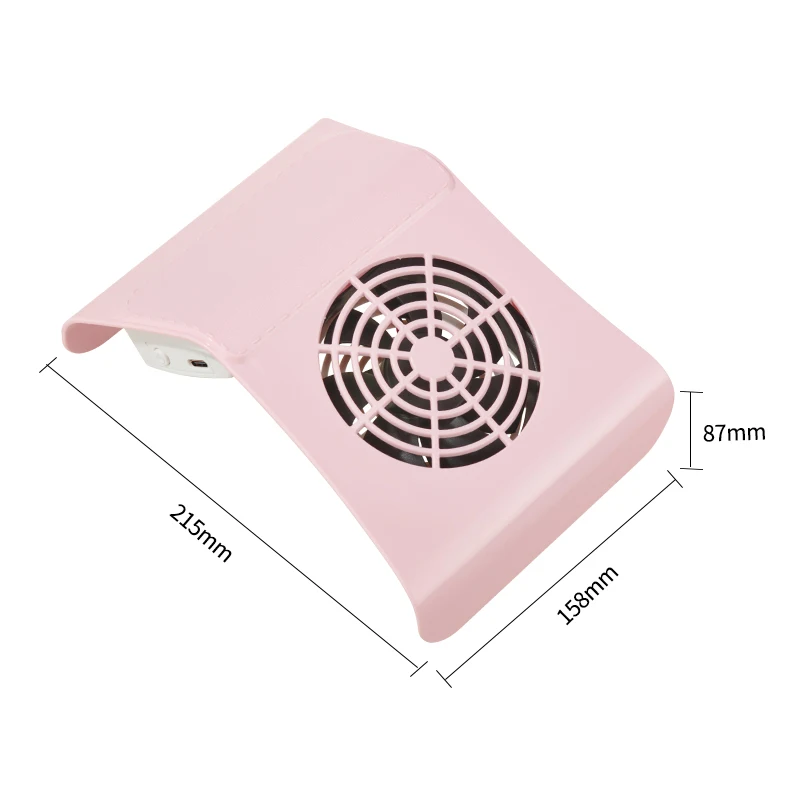 Colector de polvo de uñas profesional, aspirador de uñas de poco ruido, herramienta de arte de uñas de gran potencia, aspirador de uñas para salón de uñas