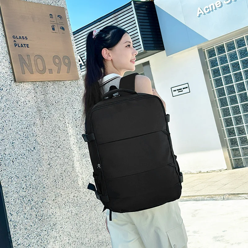 Short-distance travel simple large-capacity backpack advanced sense Joker multifunctional computer bag daily commuter backpack