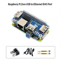 Raspberry Pi-Puerto de red USB a Ethernet RJ45, placa de extensión para Raspberry Pi 4B 3B + 3B Zero 2B W WH