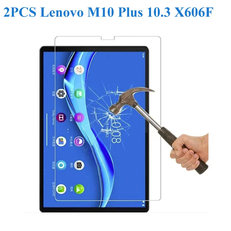 2PCS Screen Protector For Lenovo Tab M10 FHD Plus 10.3'' TB-X606F TB-X606X Glass Film Tempered Glass Screen Protection