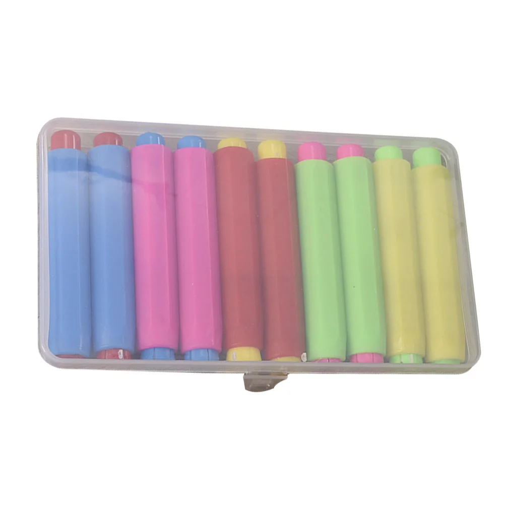 

10 pcs Kids Organizer Storage Child Kid Chalk Plastic Chalk Clip Storage Clip School Home Use Student Supplies