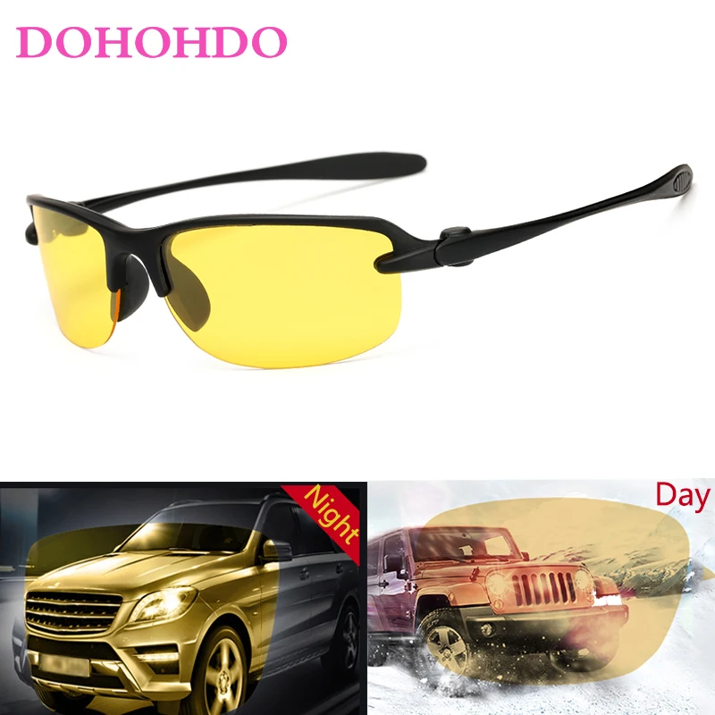 

Vintage Men Polarized Driving Sunglasses Brand Designer Night Vision Anti-Glare Glasses Woman Polarized Goggles Unisex UV400