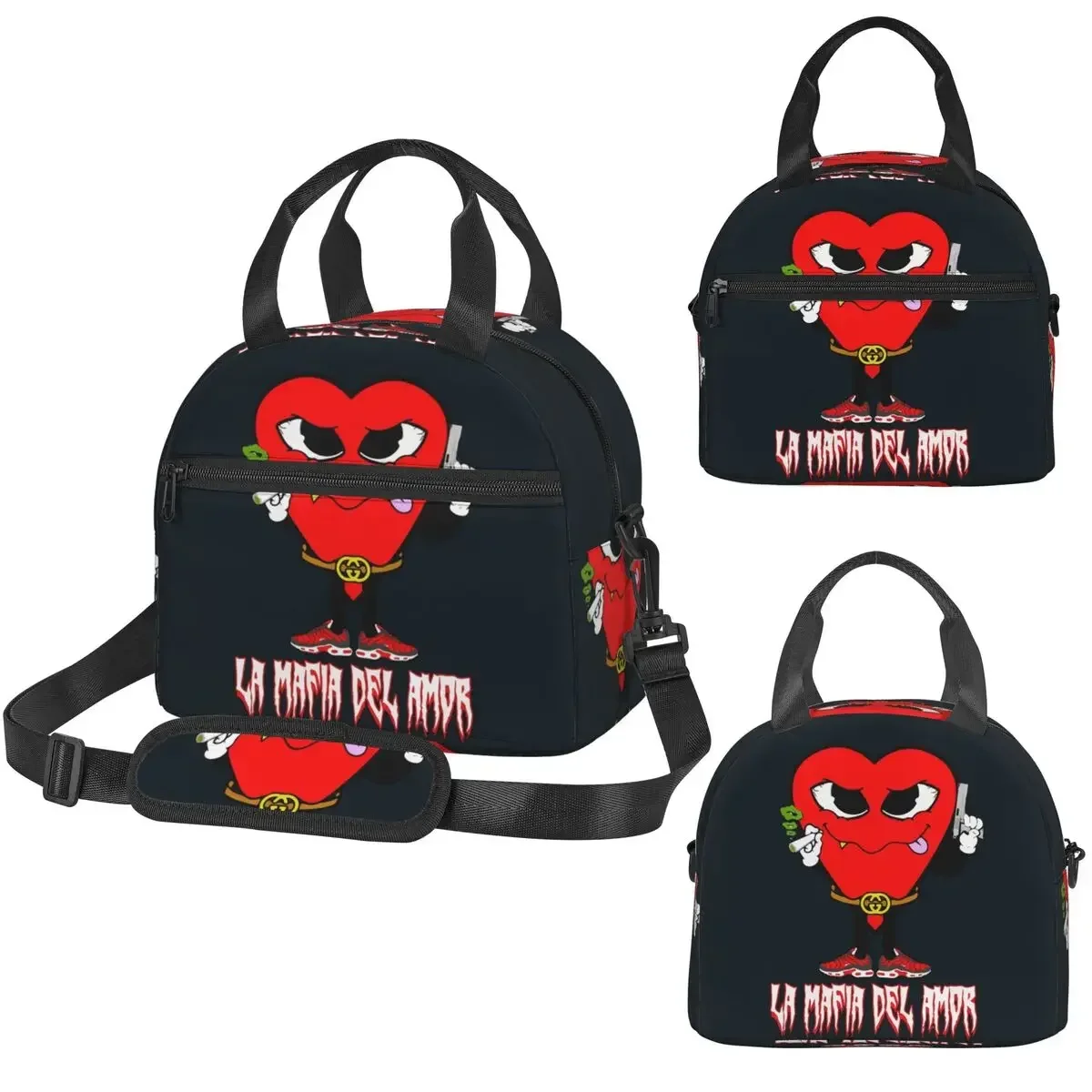 MAFIA OF LOVE Insulated Lunch Bag for Kids School Cooler Thermal Box Tote Portable Lunch Boxes