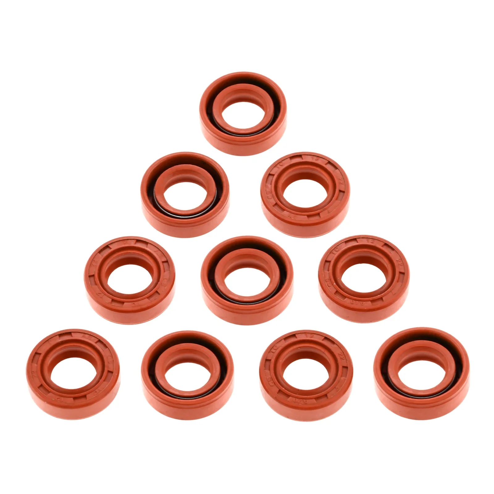 10Pcs Oil Seals Replace 9639-003-1231 For Stihl FS91 FS100RX FS110 FS111RX FS111 FS130 FS131 FS310 Trimmers Brushcutter Parts