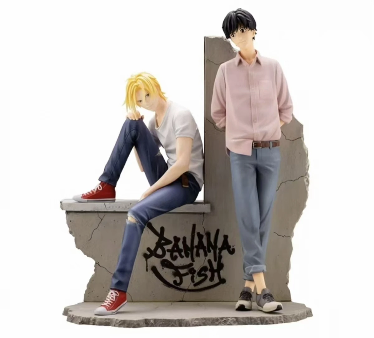 

In Stock Original Kotobukiya Banana Fish Ash Lynx / Eiji Okumura Anime Action Figure Model Toy Authentic Character Doll Gift