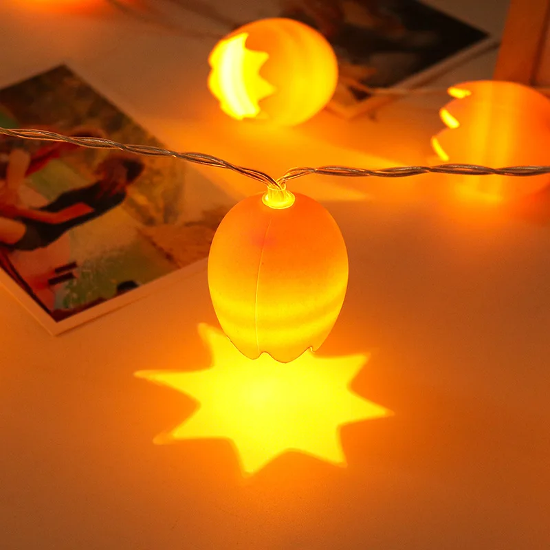 Party Styling Decorative Battery Lights LED Easter Bottom Broken Eggshell Lights String Decorative Lights String Lamp