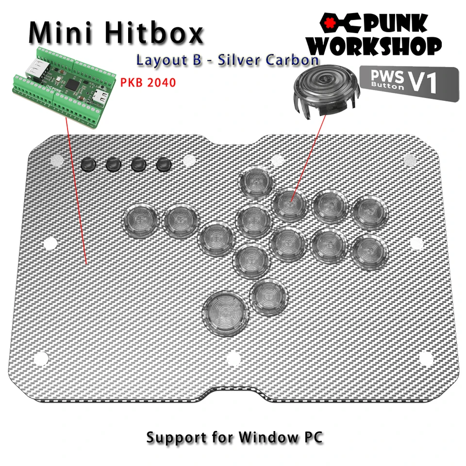 Punk Workshop ULTRA BOX レバーレス コントローラー HitBox SOCD 対応