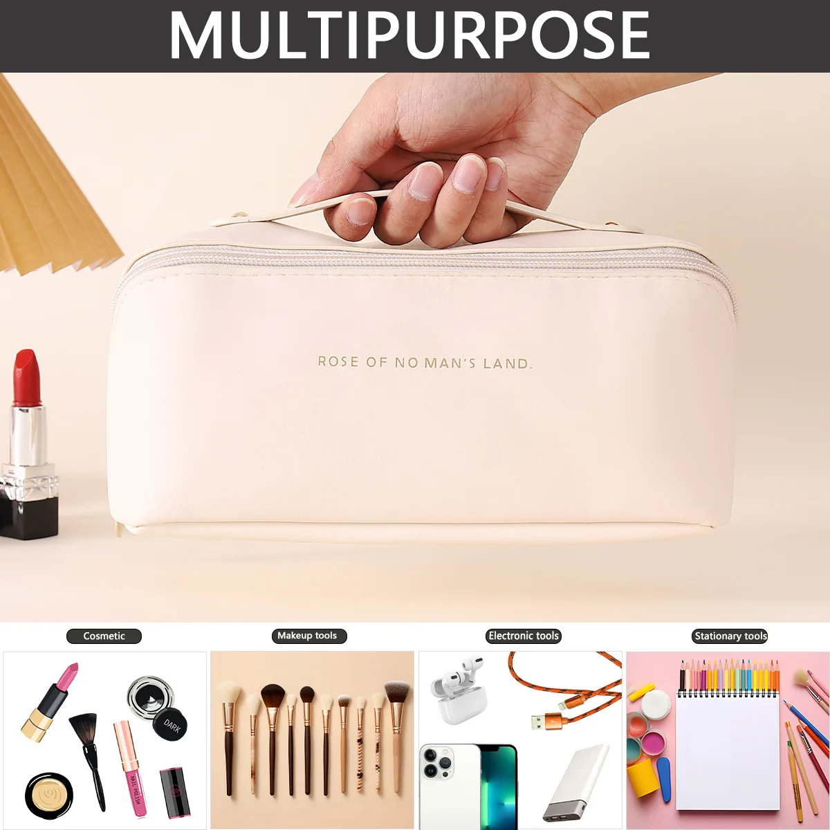 

Portable cosmetic travel storage large capacity toilet portable high value pillow cosmetic bag