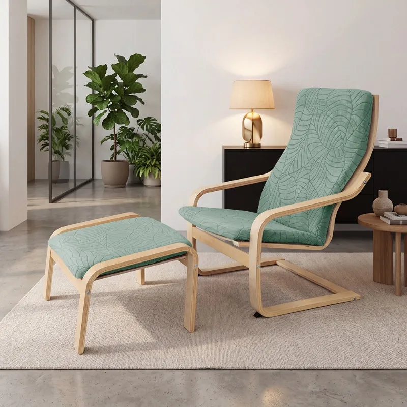 1set Elastic Wooden Chair Cover Jacquard Armchair Cover Solid Color Chair Slipcover Washable Home Decor Furniture Covers 2026