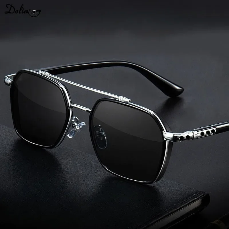 Intelligent Photochromic Sunglasses for Men Professional Day Night Driver Fishing Sunglasses Retro Luxury Design Glasses Vintage