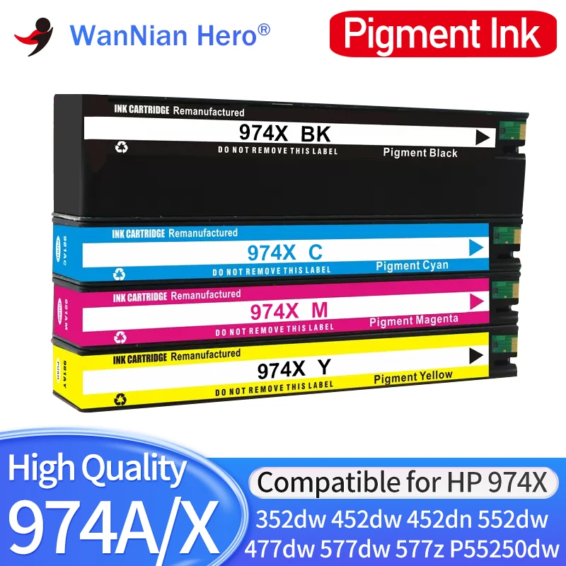 Imagem -01 - Cartucho de Tinta Compatível para Impressora hp Pagewide 352dw 377dw 452dw 477dw 552dw 577dw P55250dw 577dw P57750dw