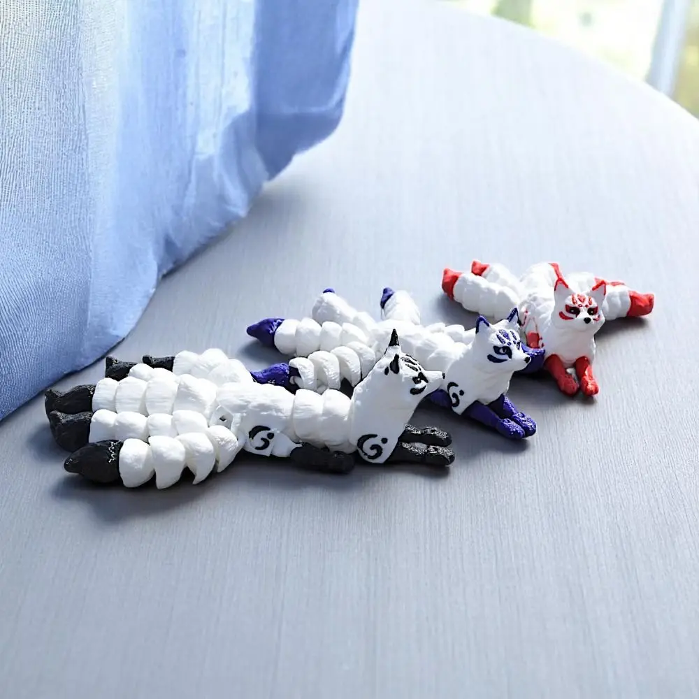 

Joints Movable 3D Printed Animal Ornament 3D Printed Five Tailed 3D Printed Animal Model Cute Animal Shape