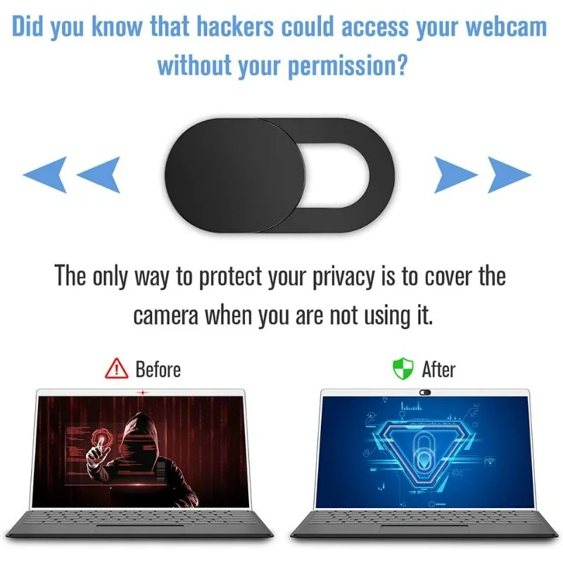 Webcam-Abdeckung, Folie für Laptop, MacBook Pro, PC, Tablet, IPad, IPhone, Anti-Spionage, Sichtschutz, Auslöser, Aufkleber, Kamera-Blocker, ultradünne Kappen