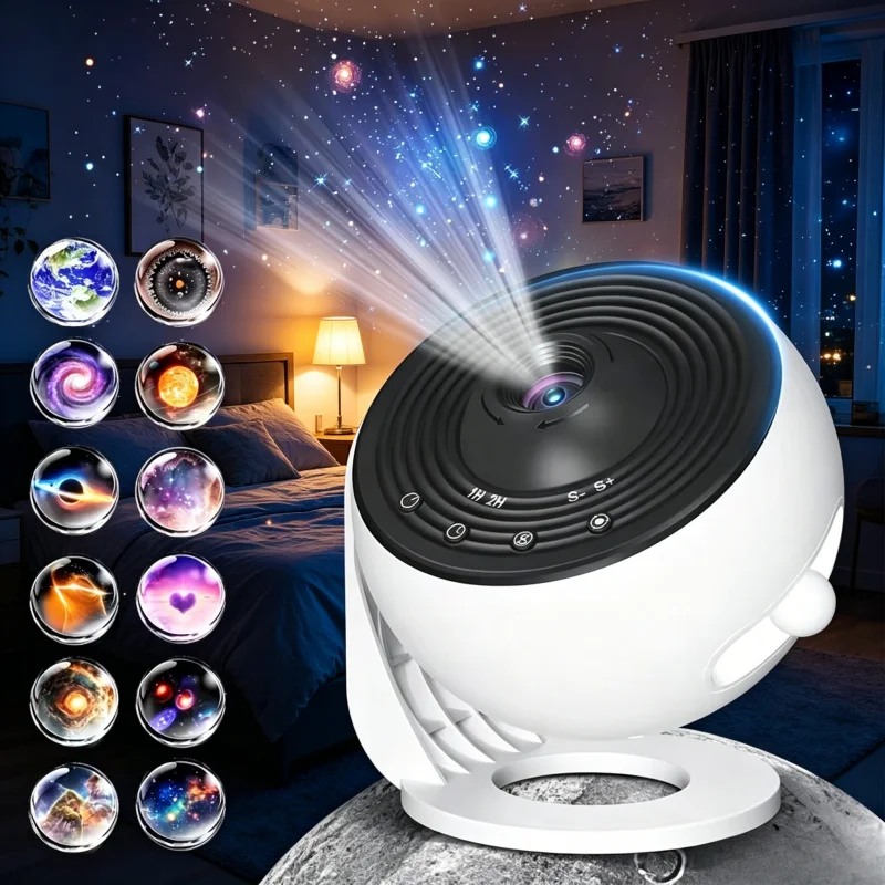 

LED Galaxy Starry Projector, 360° Rotating Planetarium Night Light, Kids Gift Room Decorative Night Lamp