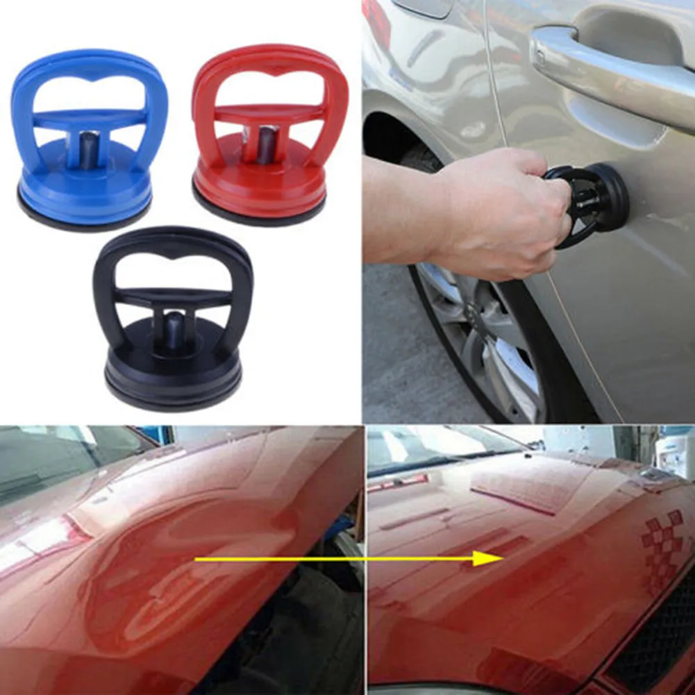 Mini Suction Cup Lifter Glass Puller Dent Car Plastic Red Rubber Sucker 1pc Blue Bodywork Panel Remover 4.72in