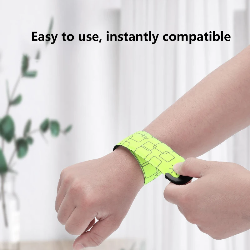 Luz LED nocturna, brazalete con carga USB, cinturón para el brazo para correr, pulsera brillante para correr, caminar, ciclismo, luces de advertencia de seguridad