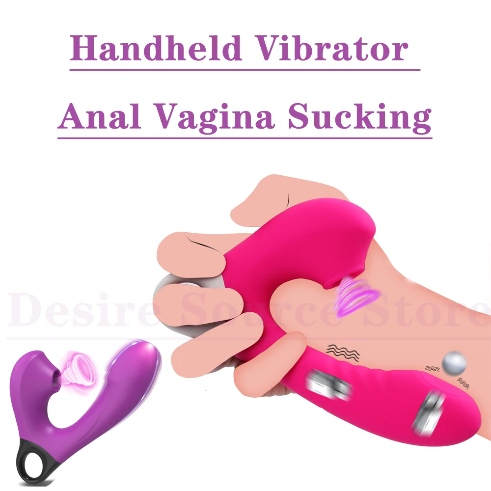 

3 in 1 Vibrator Vibrating Slapping Suck Masturbation Massager Couple Sex Toys Handheld Anal Vagina Clitoris for Woman Male Man