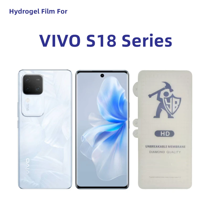 

3pcs Clear Hydrogel Film For VIVO S18/S18pro Screen Protector For VIVO S18 Pro HD Protective Film Not Tempered Glass