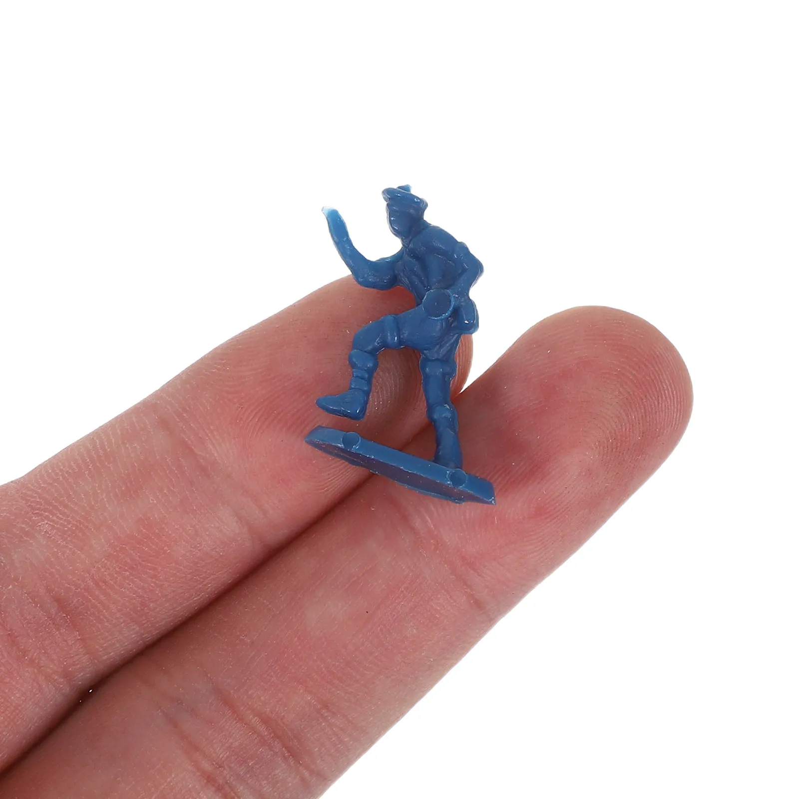 

50Pcs Mini Plastic Military Soldiers Different Poses Pretend Play Set for Kids Imaginative Plastic Figures