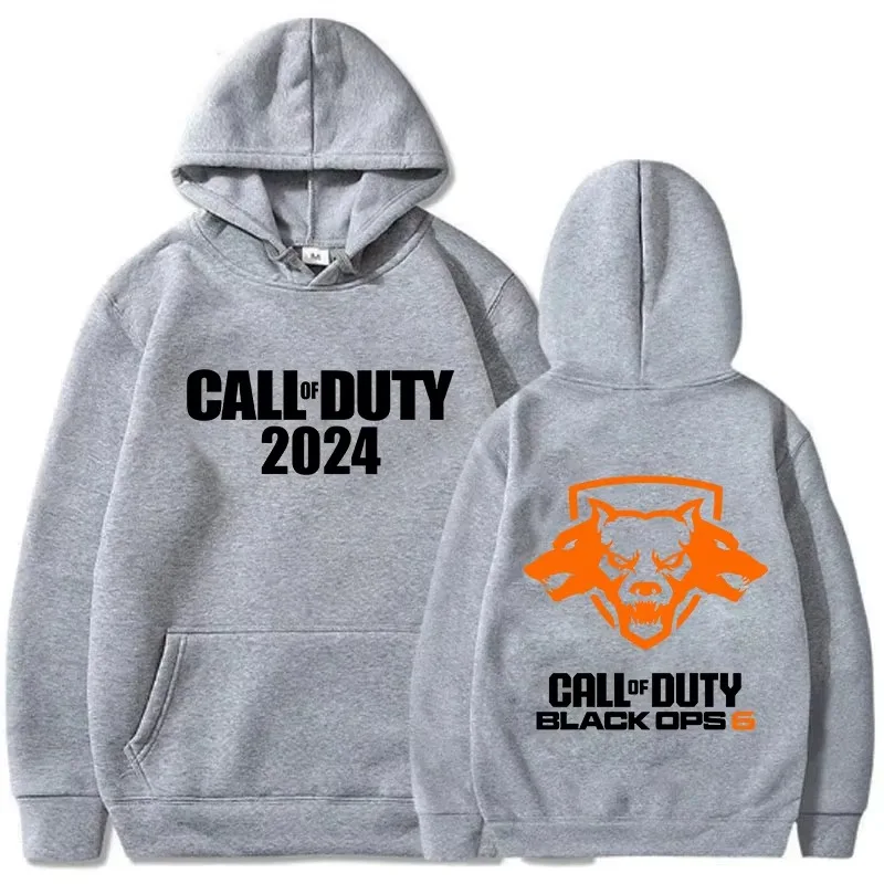 Homens e mulheres Call of Duty Black Ops 6 Hoodie Roupas Estéticas Harajuku Pulôver de Lã Unisex Moletom Vintage men clothing