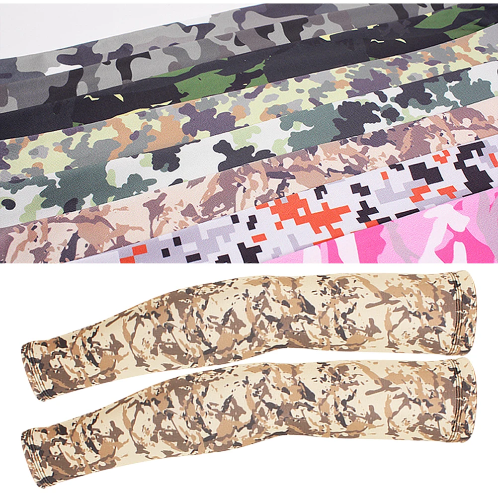 أكمام أذرع للحماية من الشمس، غطاء للأشعة فوق البنفسجية، قفازات ركوب الدراجات في الهواء الطلق بدون أصابع، قفازات طويلة مرنة تناسب فتل العرق